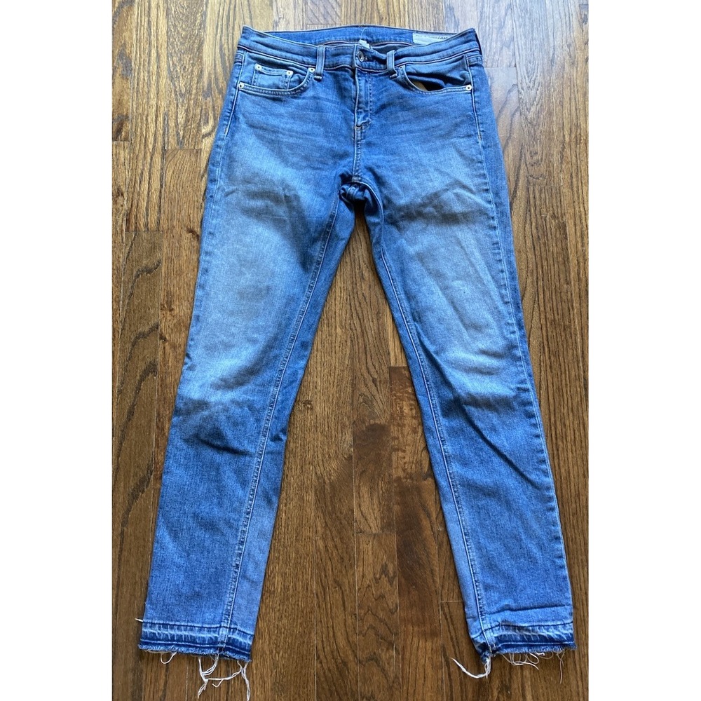 Rag & Bone Jeans Womens Size 29 Blue Dre Low Rise Slim Boyfriend Stretch